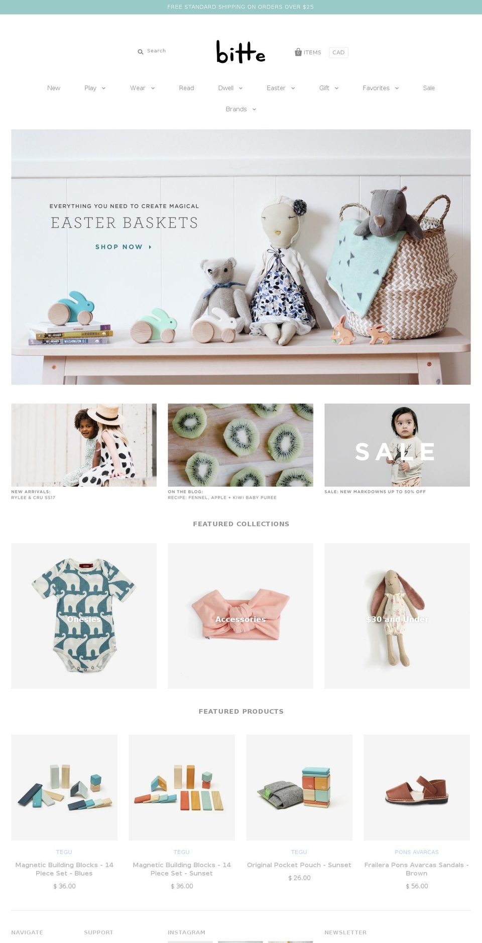 shopbitte.com shopify website screenshot