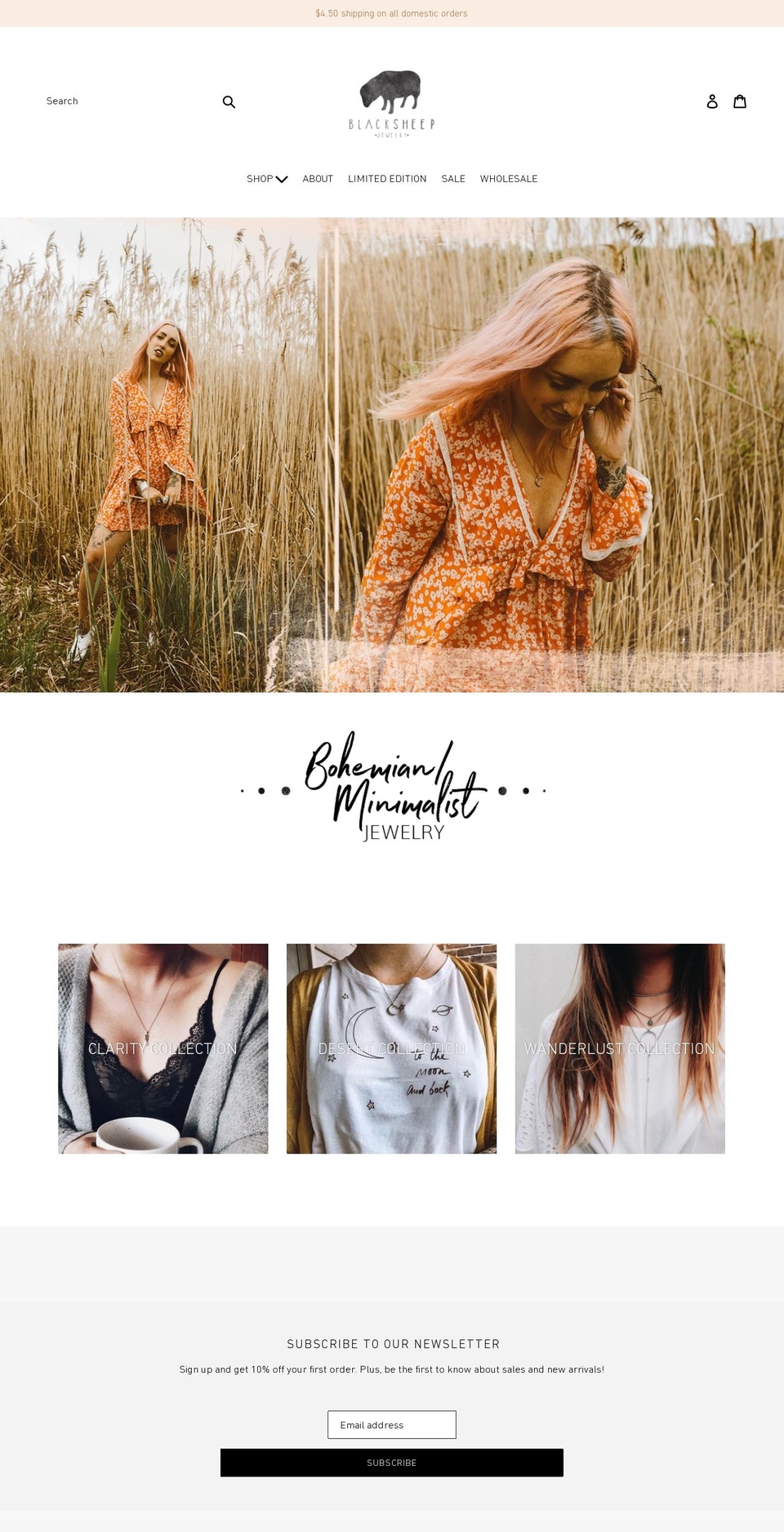 shopblacksheep.com — Shopify storefront screenshot