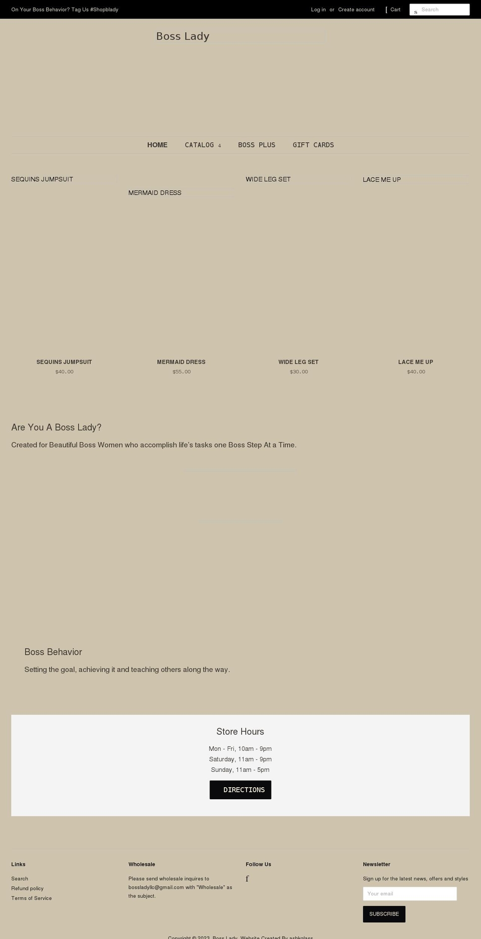 shopblady.com shopify website screenshot