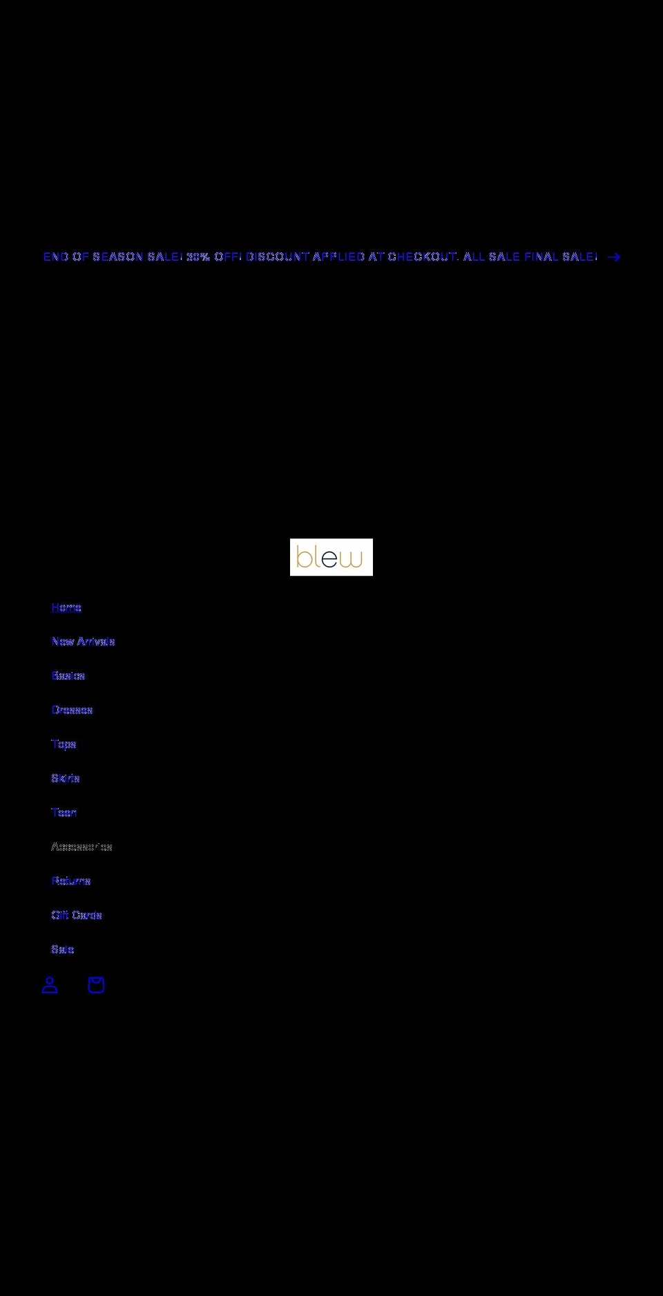 shopblew.com — Shopify storefront screenshot