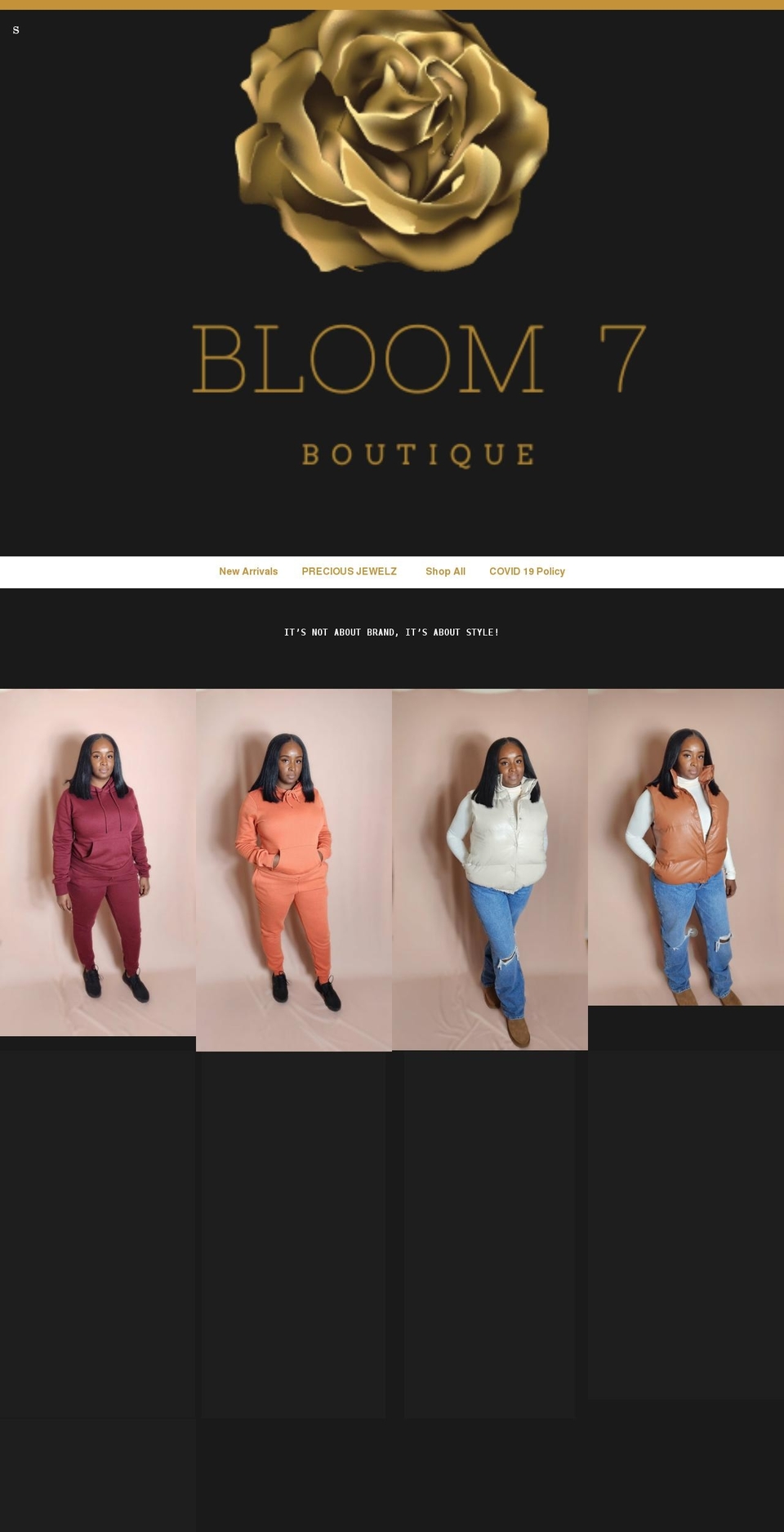shopbloom7.com shopify website screenshot