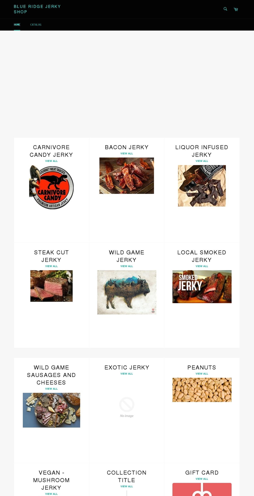 shopblueridgejerky.com shopify website screenshot