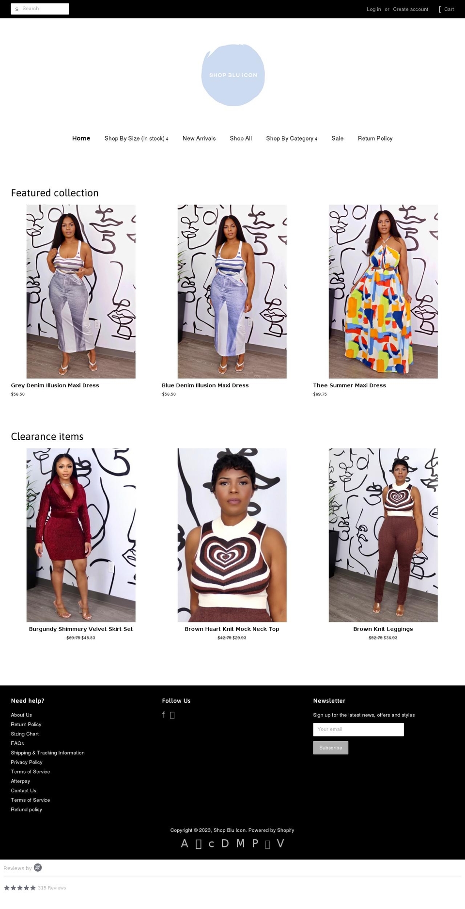 shopbluicon.com — Shopify storefront screenshot