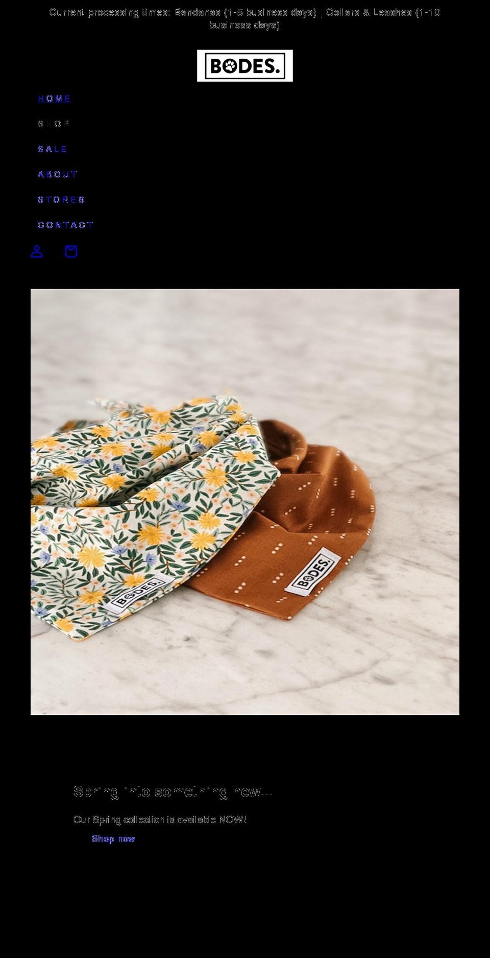 shopbodes.com shopify website screenshot