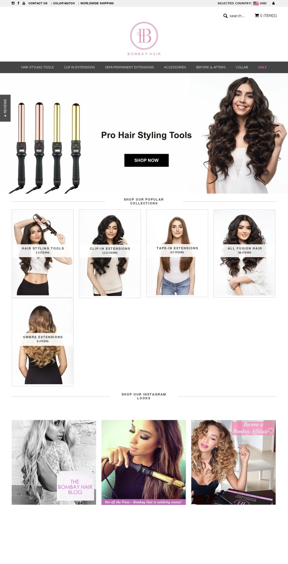 BOMBAY NEW THEME Shopify theme site example shopbombaybody.com