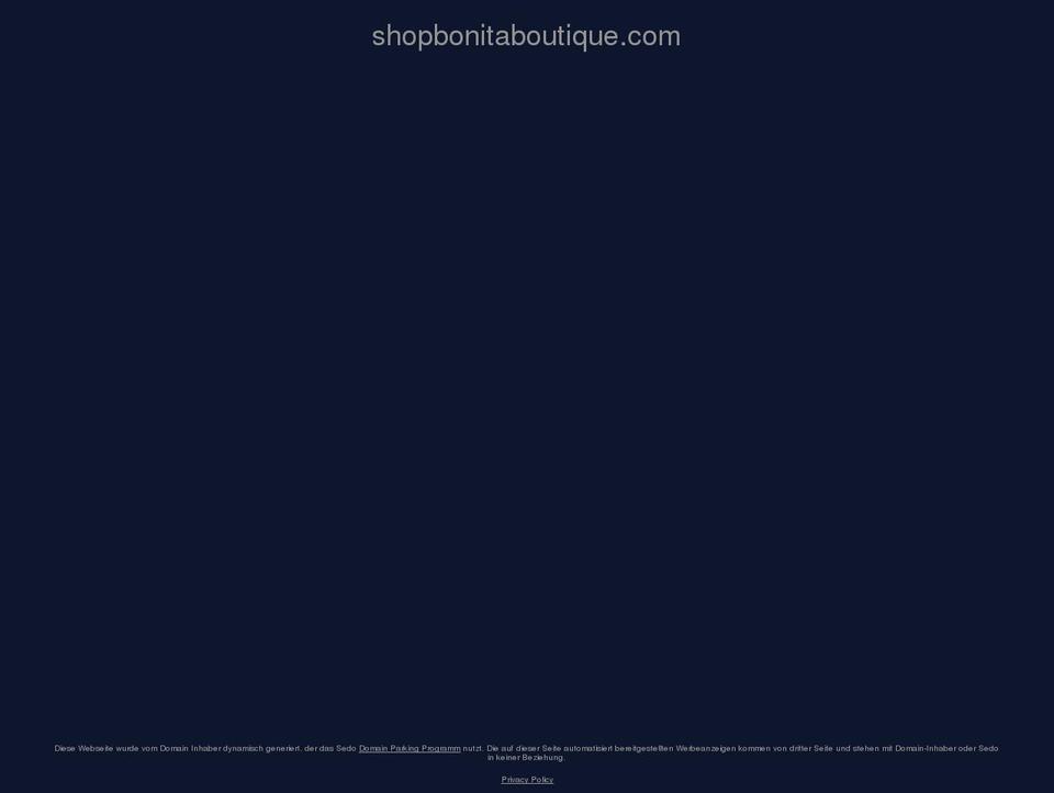 shopbonitaboutique.com — Shopify storefront screenshot