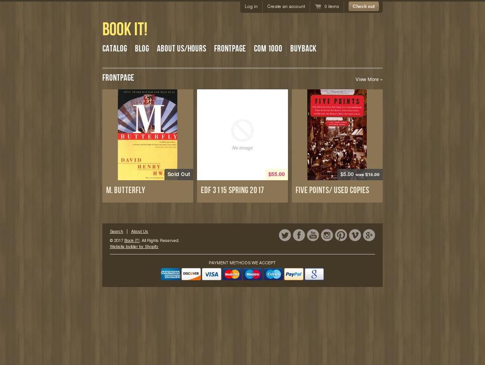 shopbookit.com shopify website screenshot