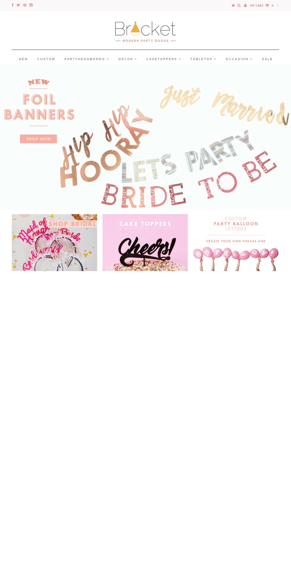 shopbracket.com shopify website screenshot