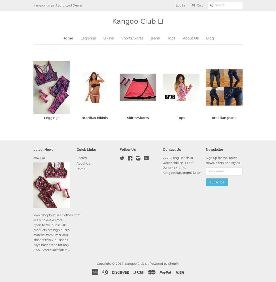 shopbrazilianclothes.com shopify website screenshot