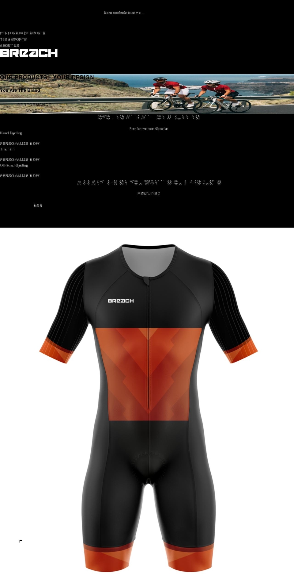 shopbreach.com shopify website screenshot