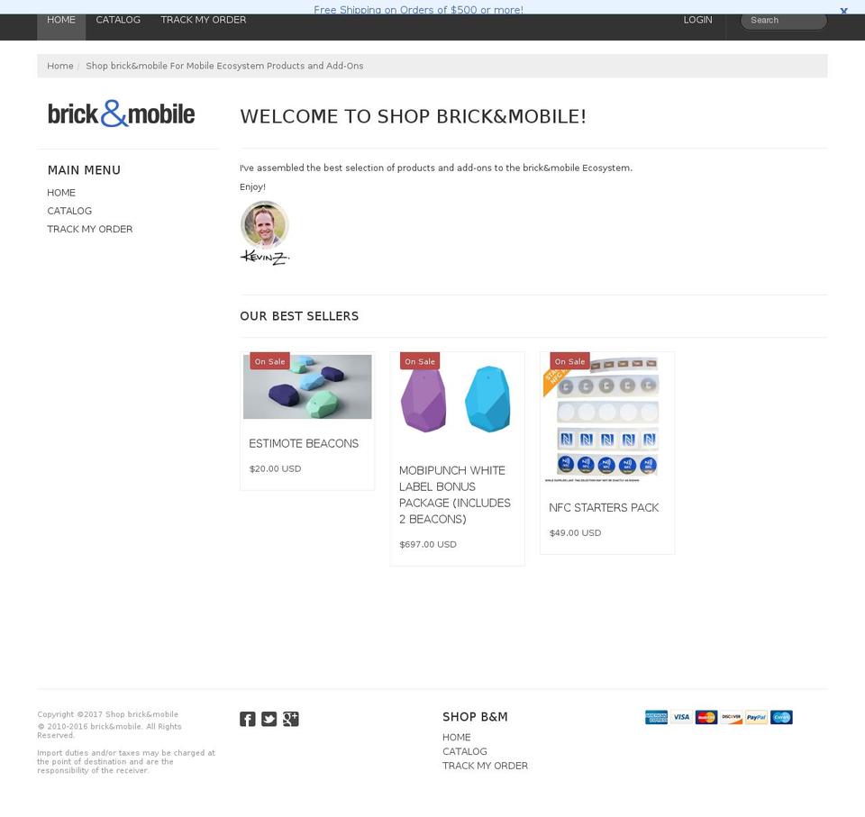 Lucid One Shopify theme site example shopbrickandmobile.com