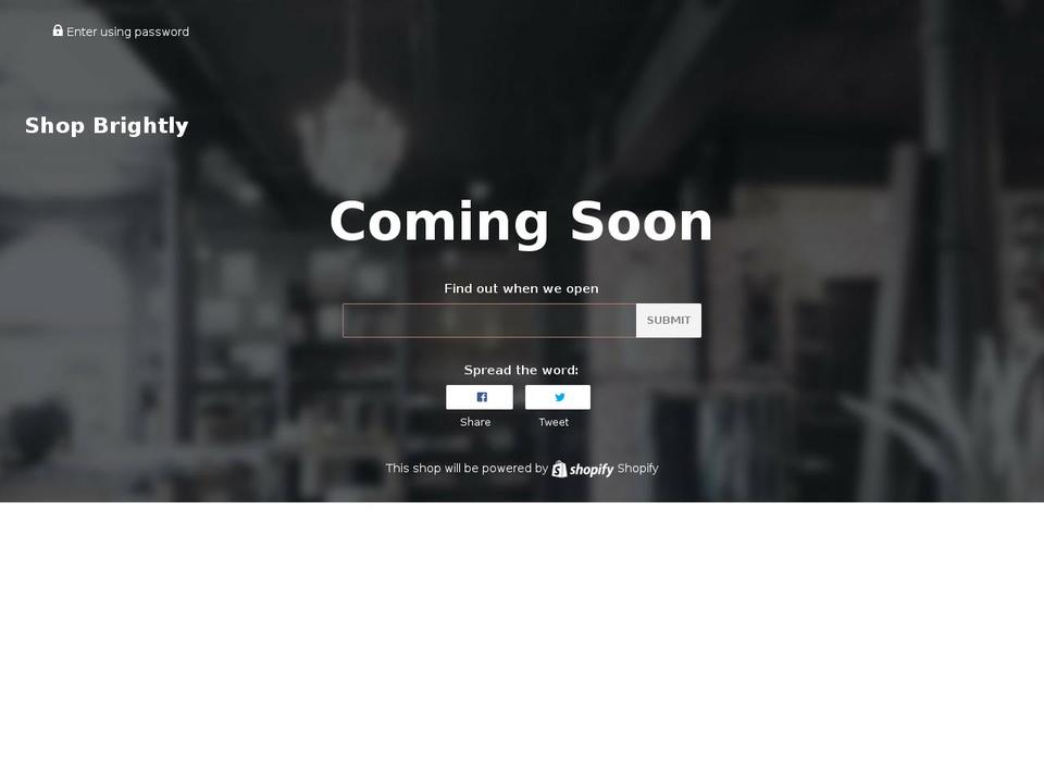 shopbrightly.com — Shopify storefront screenshot