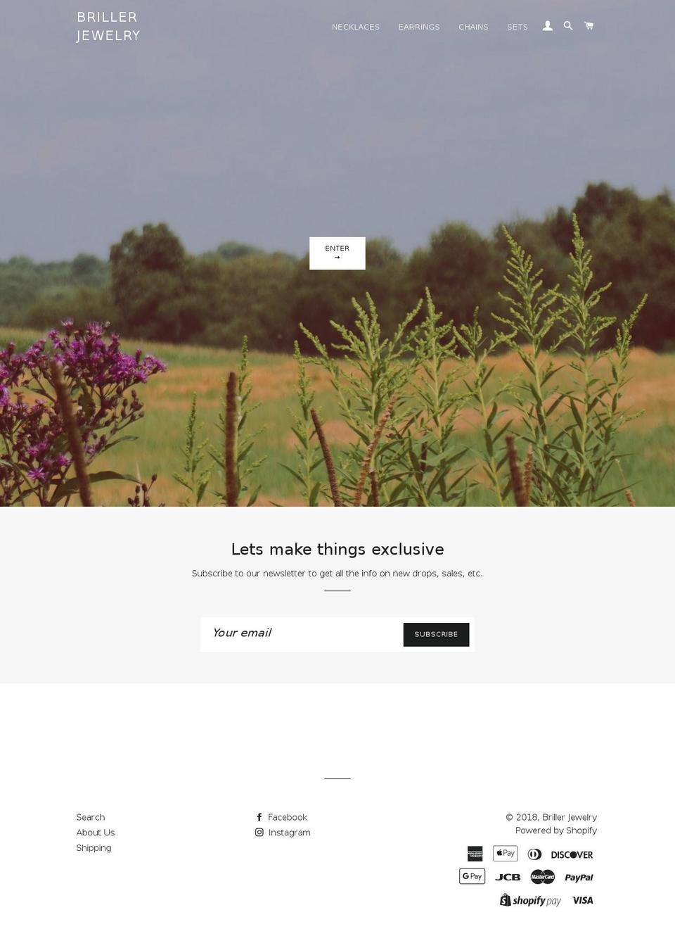 shopbriller.com — Shopify storefront screenshot