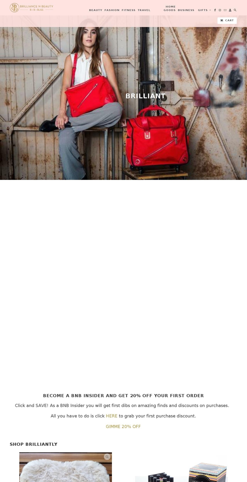 shopbrilliance.com — Shopify storefront screenshot