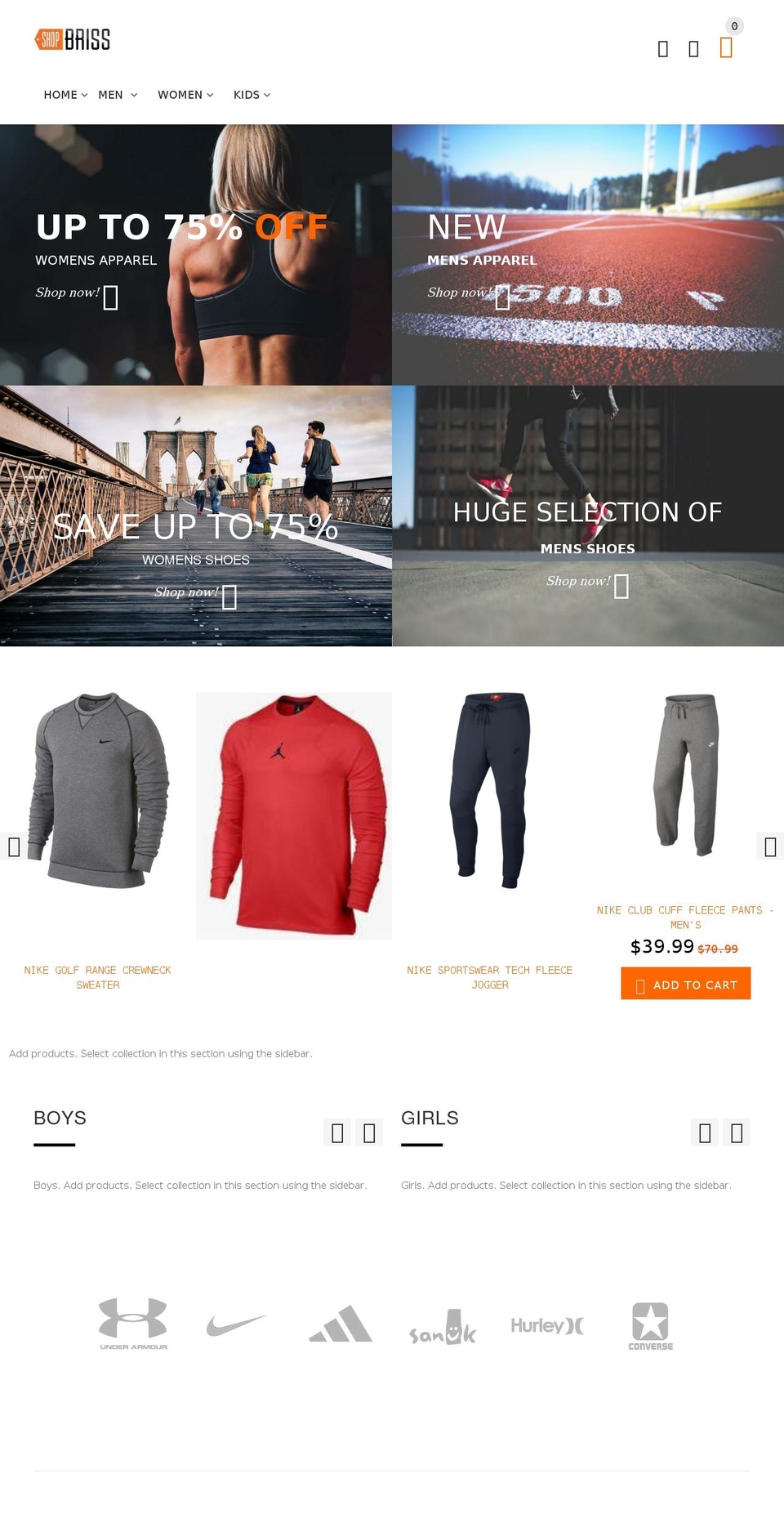 yourstore-v2-1-2 Shopify theme site example shopbriss.com