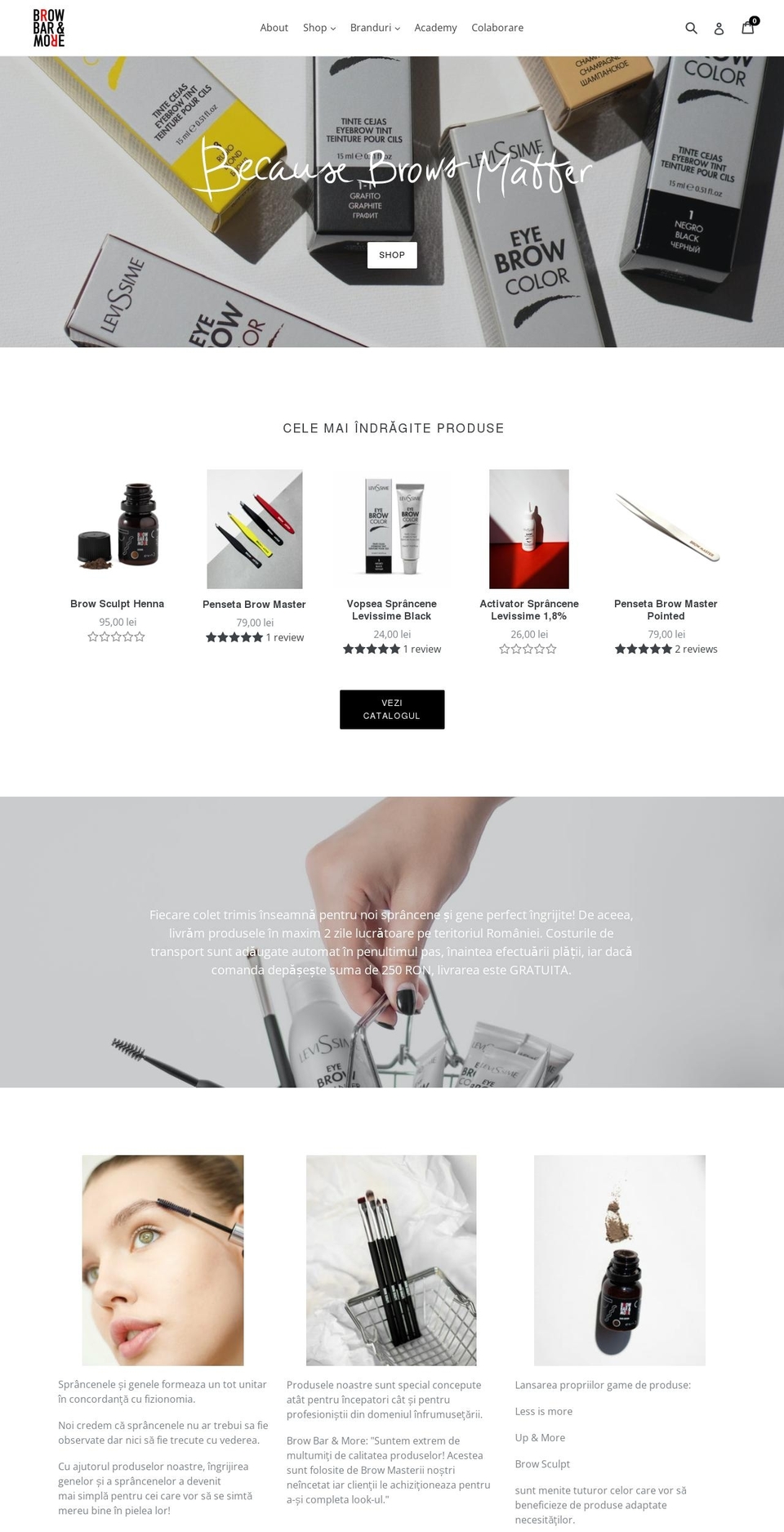 shopbrowbar.com shopify website screenshot