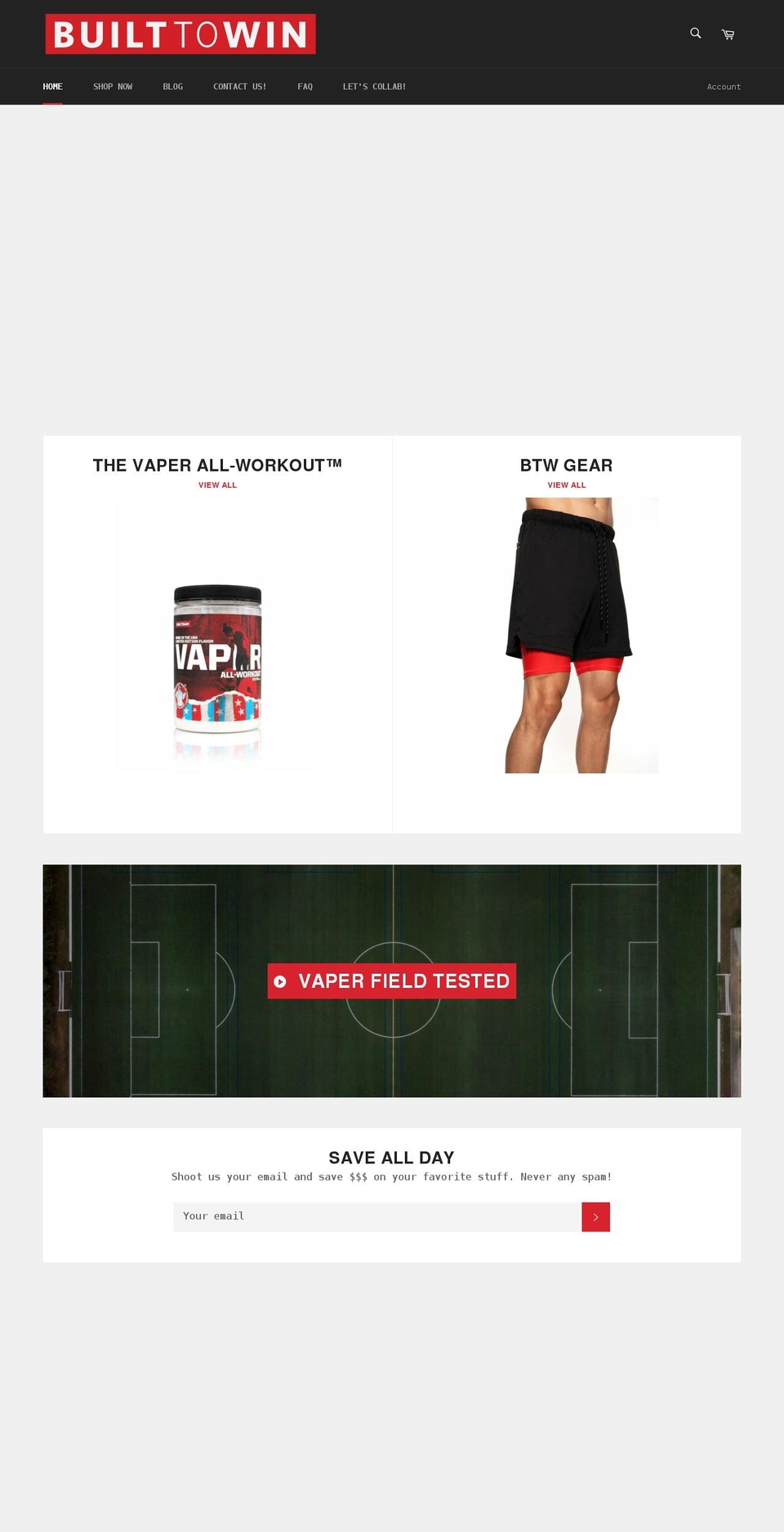 shopbtw.com shopify website screenshot
