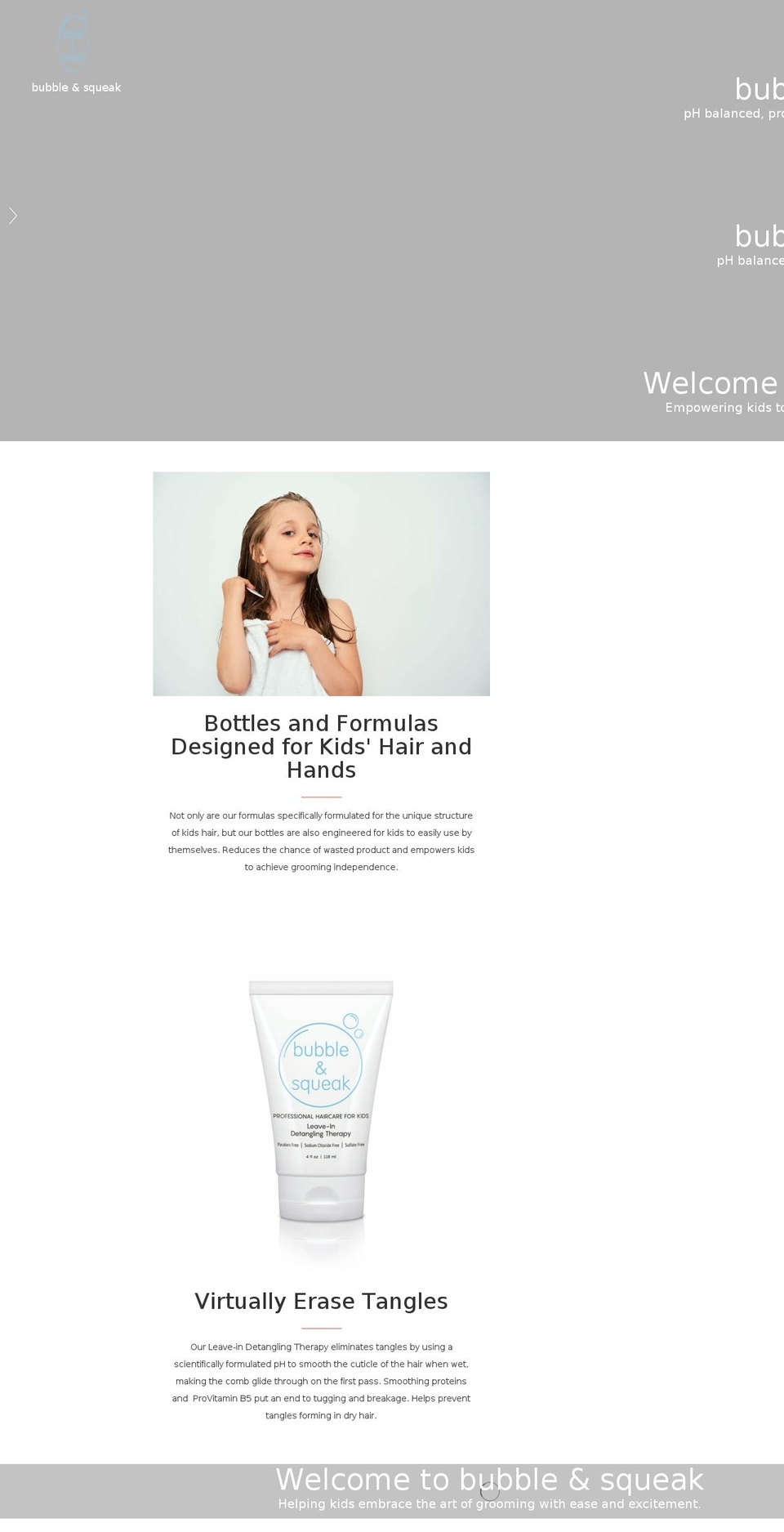 shopbubbleandsqueak.com shopify website screenshot