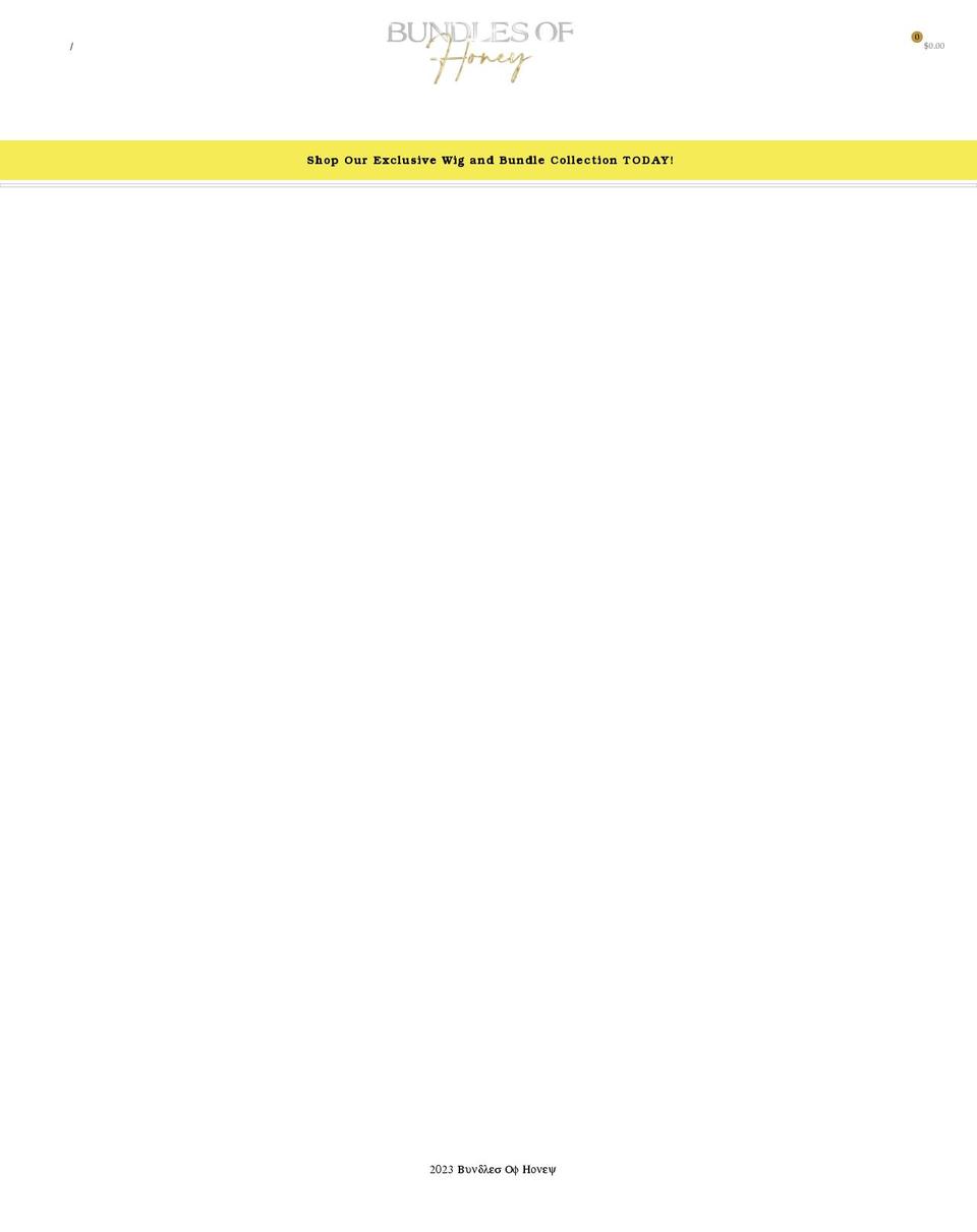 shopbundlesofhoney.com shopify website screenshot