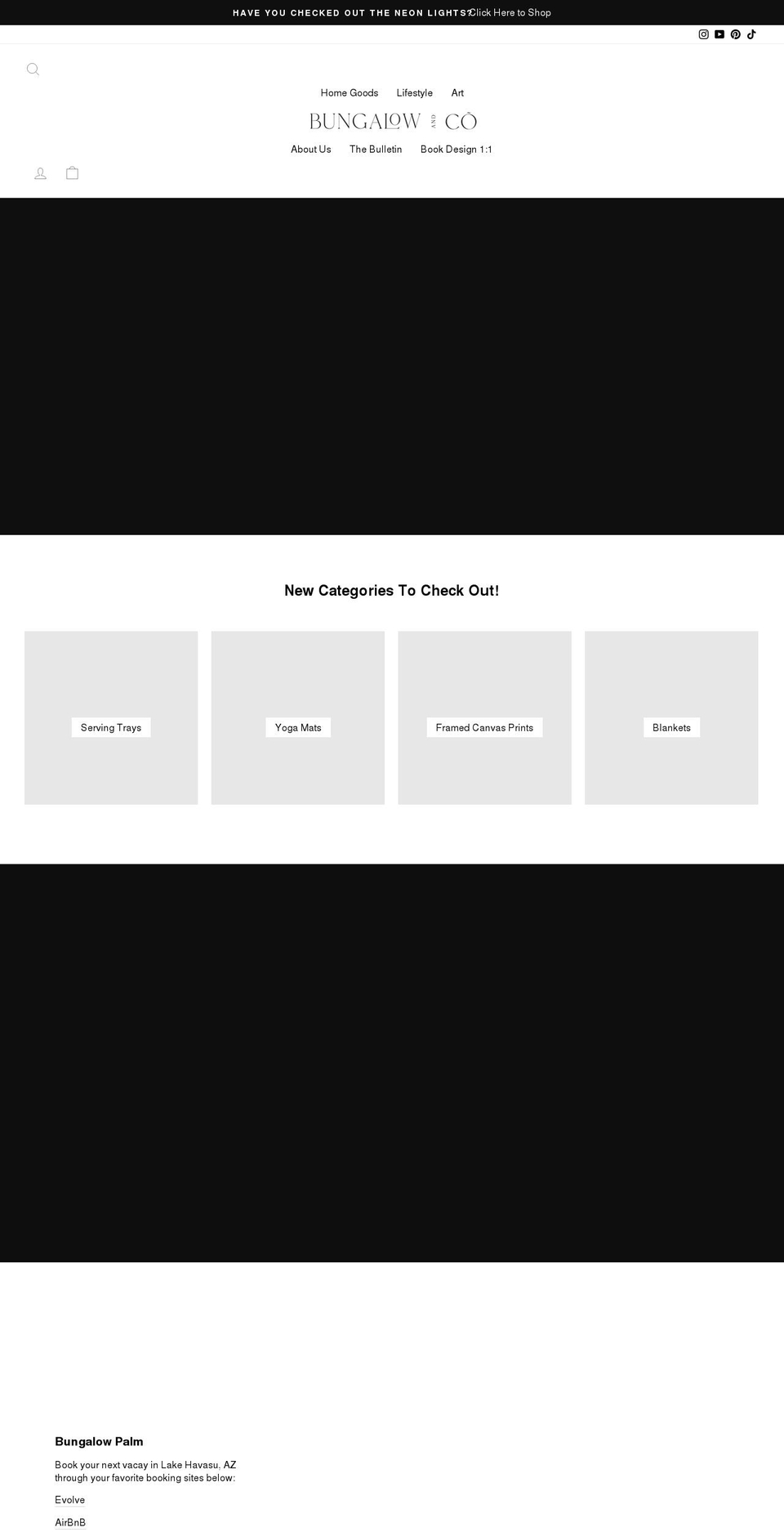 shopbungalowandco.com shopify website screenshot