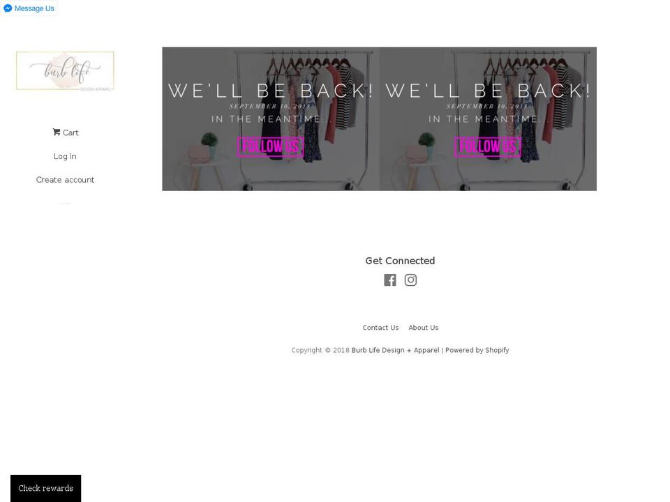 shopburblife.com — Shopify storefront screenshot