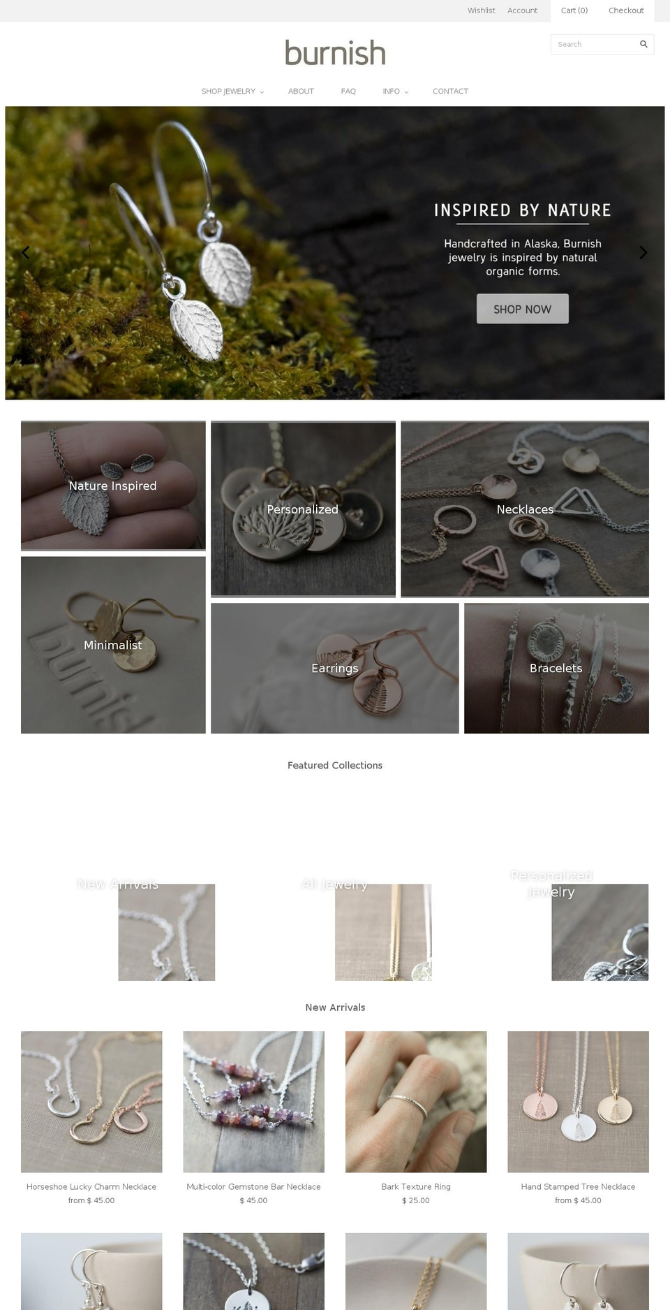 shopburnish.com shopify website screenshot