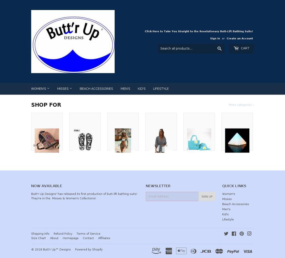 shopbuttrup.com — Shopify storefront screenshot