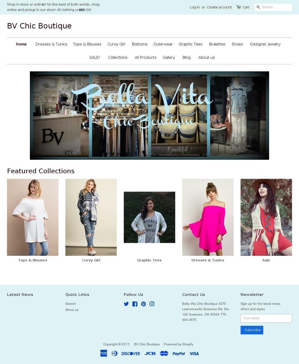 shopbvchic.com shopify website screenshot