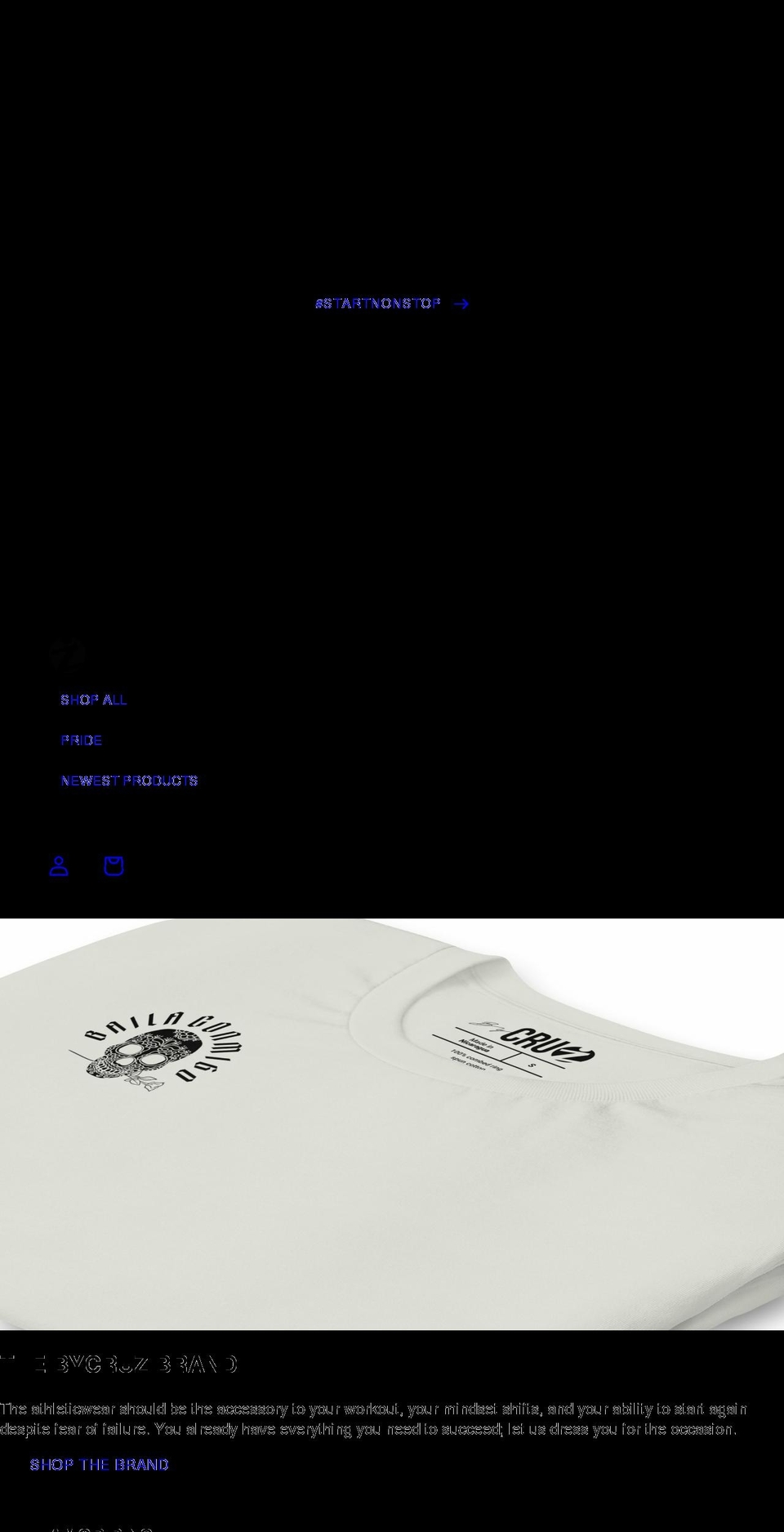 shopbycruz.com shopify website screenshot