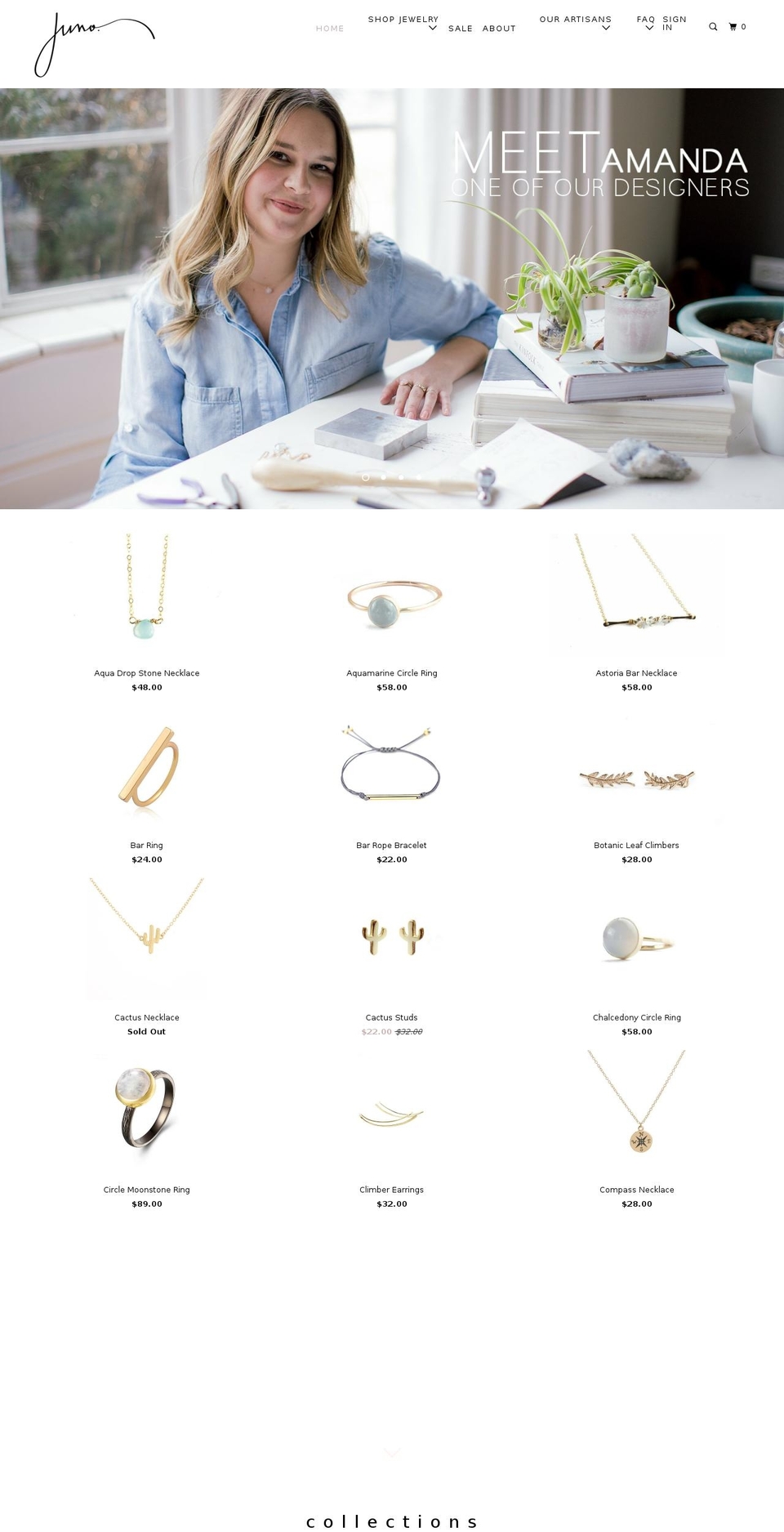shopbyjuno.com — Shopify storefront screenshot