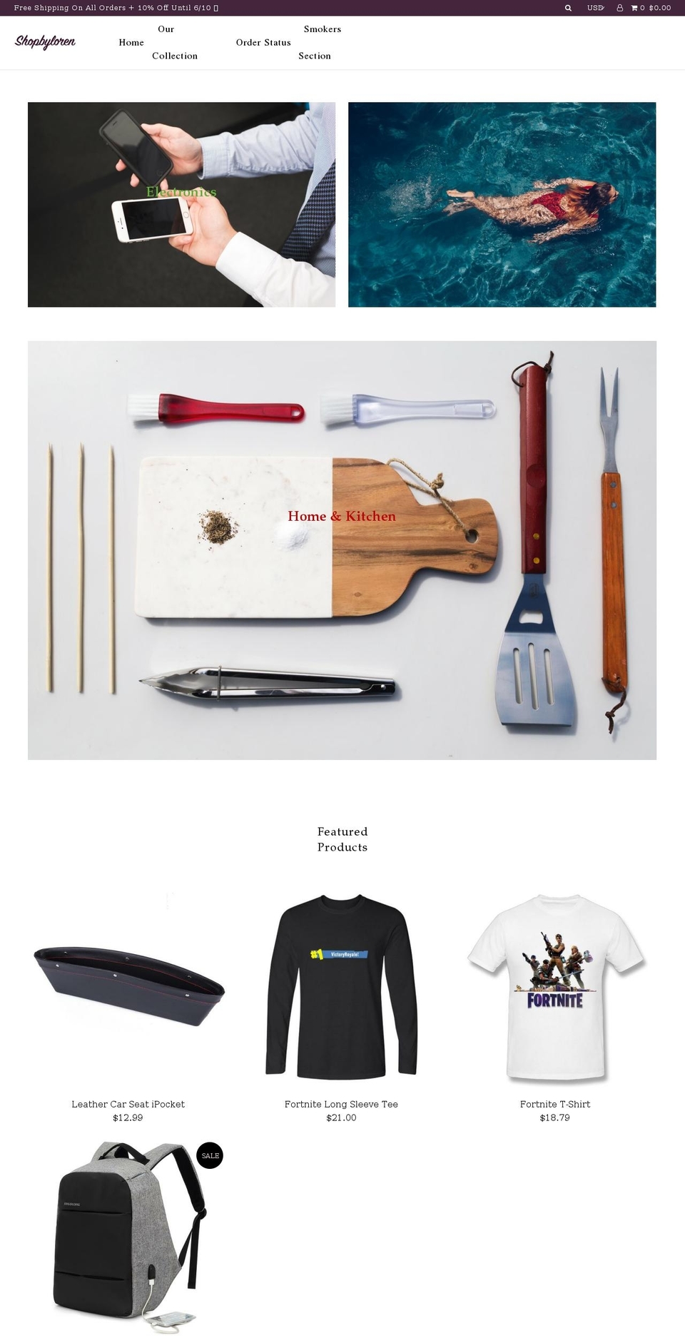 shopbyloren.com — Shopify storefront screenshot