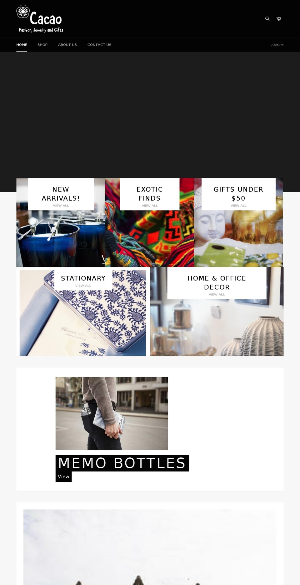 shopcacao.com — Shopify storefront screenshot