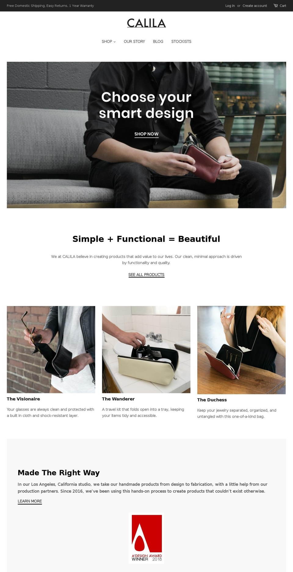 shopcalila.com — Shopify storefront screenshot