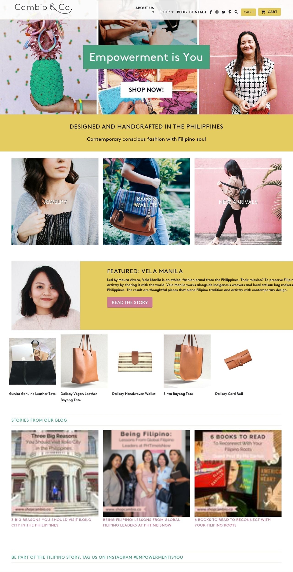 shopcambio.com — Shopify storefront screenshot
