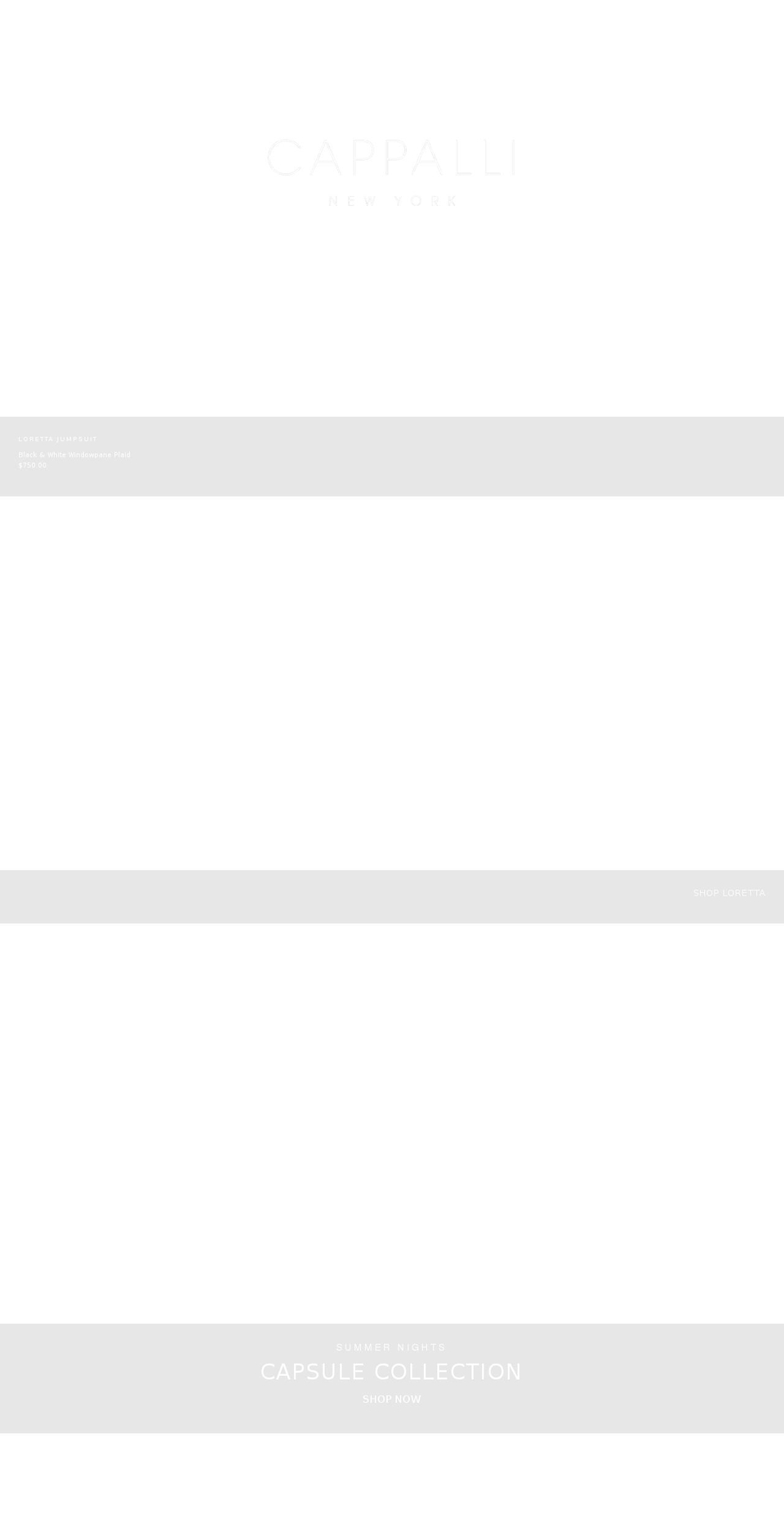 shopcappalli.com shopify website screenshot