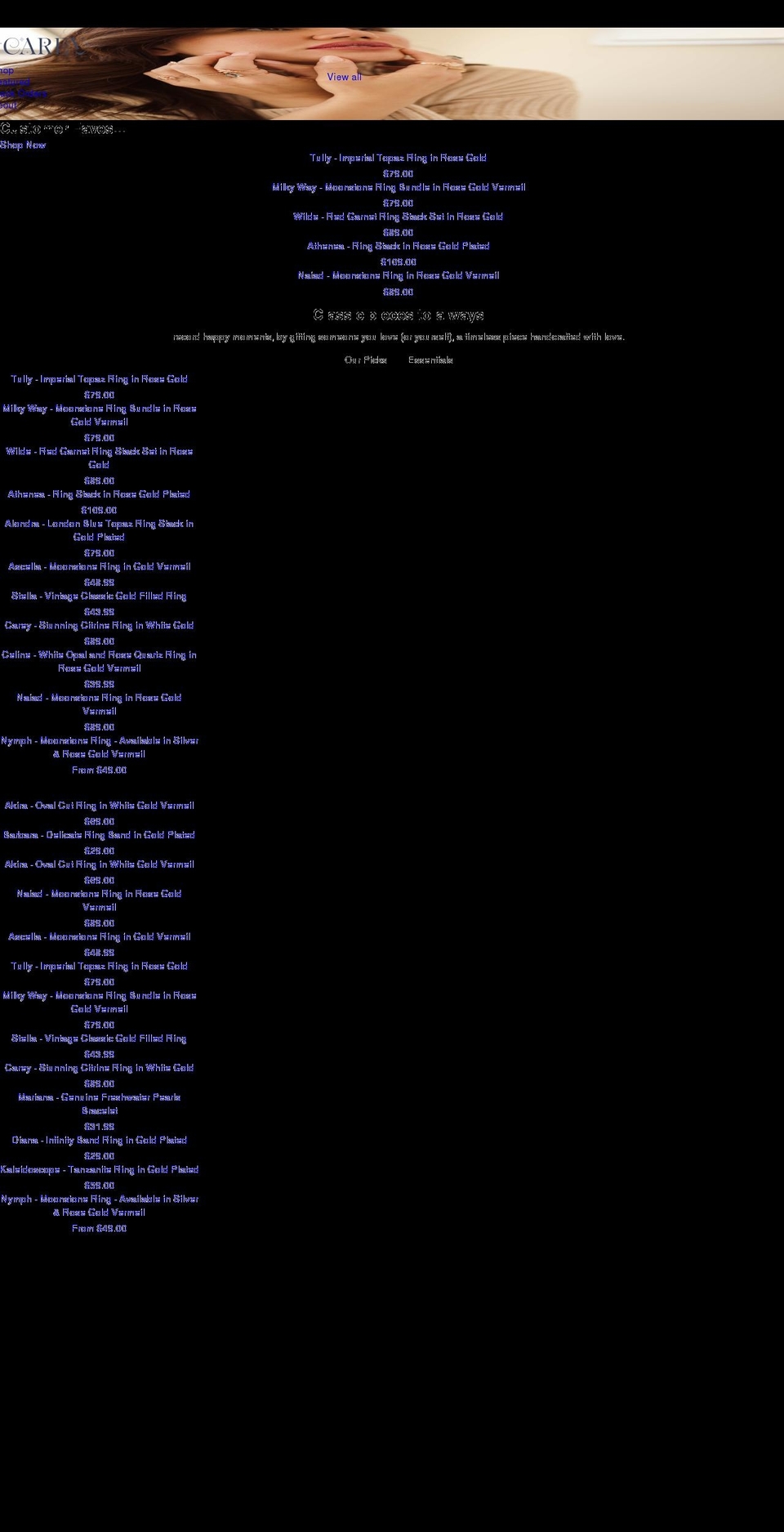 shopcarey.co shopify website screenshot