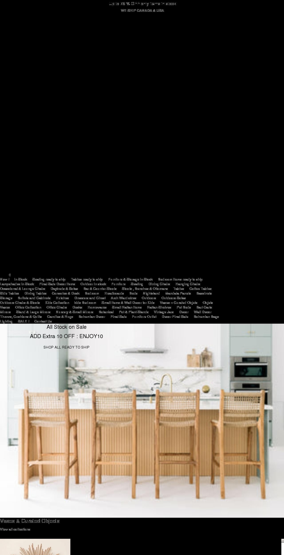 shopcasachic.ca shopify website screenshot