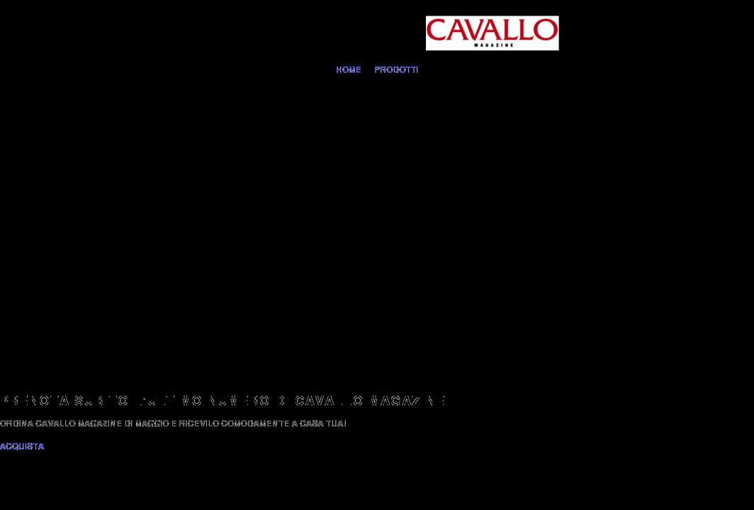 shopcavallomagazine.it shopify website screenshot