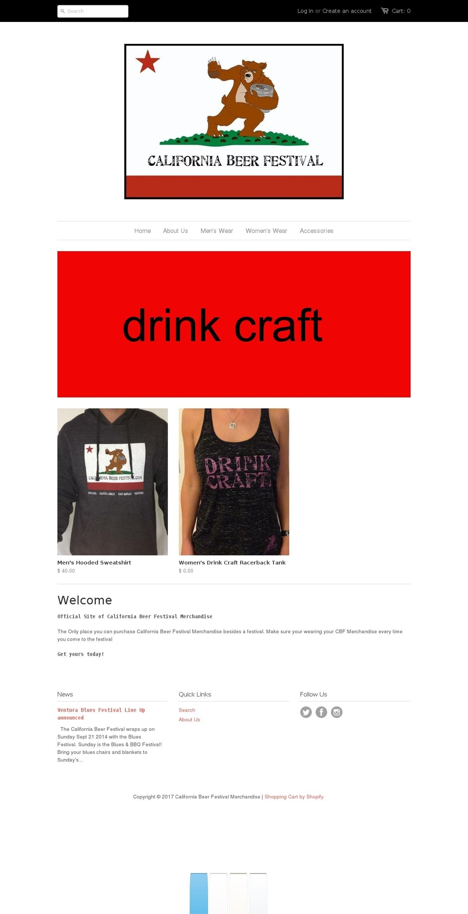 shopcbf.com shopify website screenshot