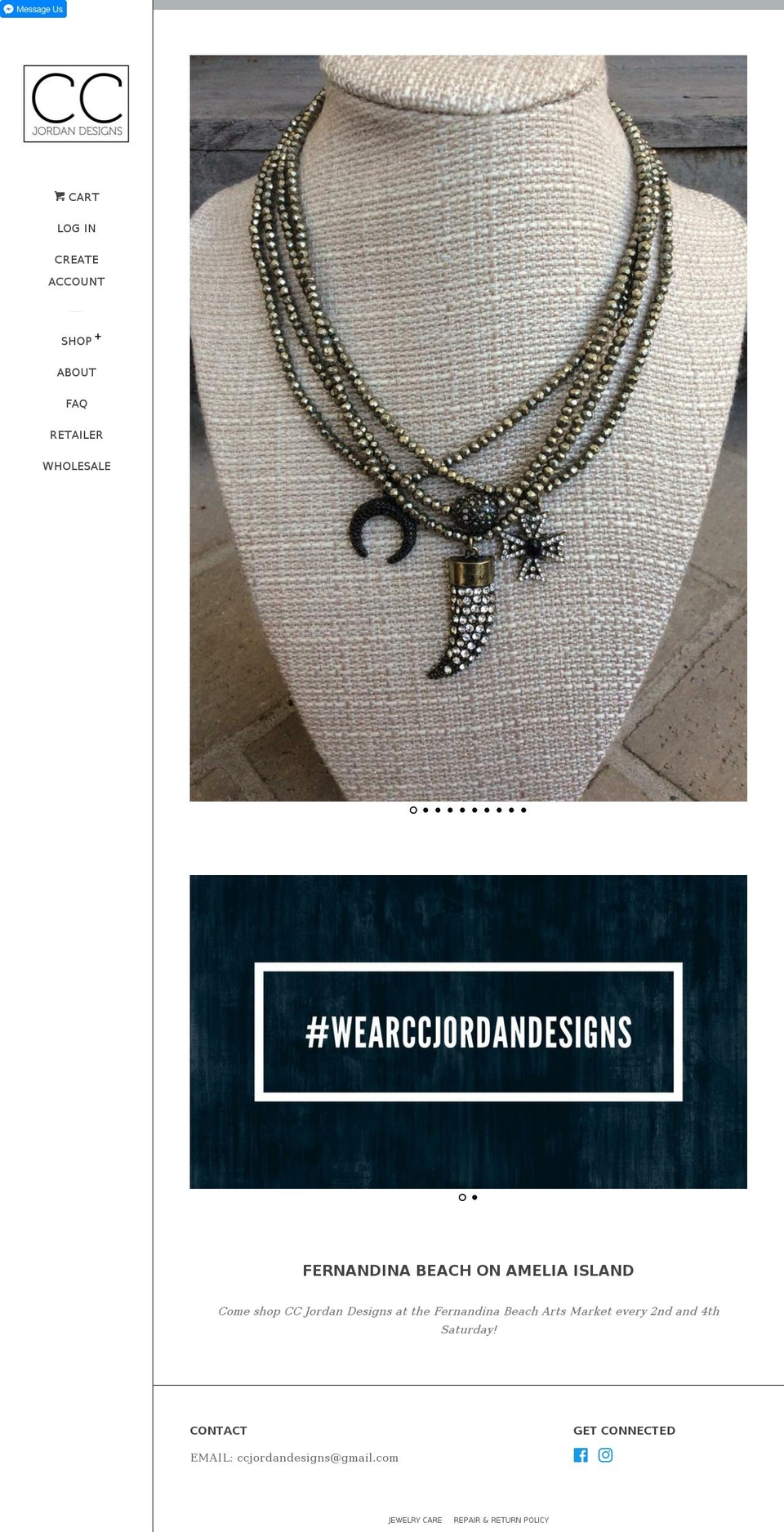 shopccjordandesigns.com — Shopify storefront screenshot