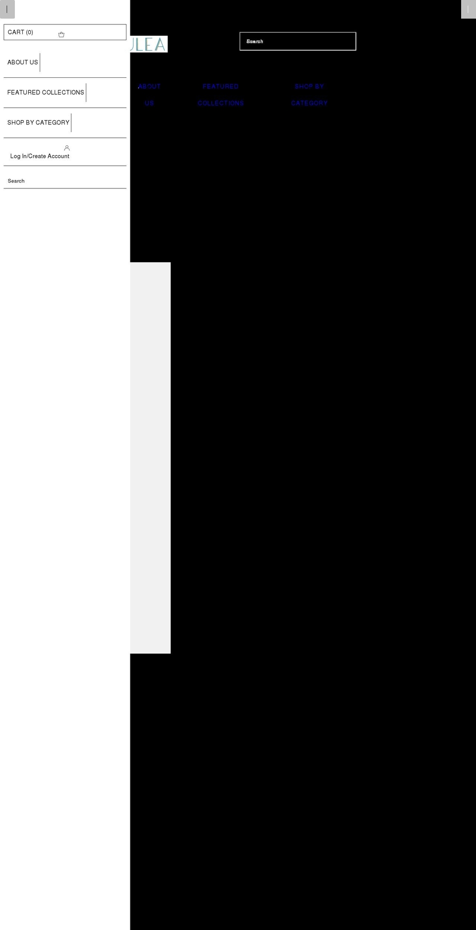 shopcerulea.com shopify website screenshot