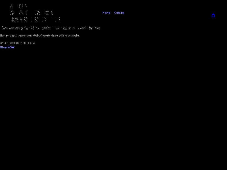 shopcharlestondancecenter.com shopify website screenshot