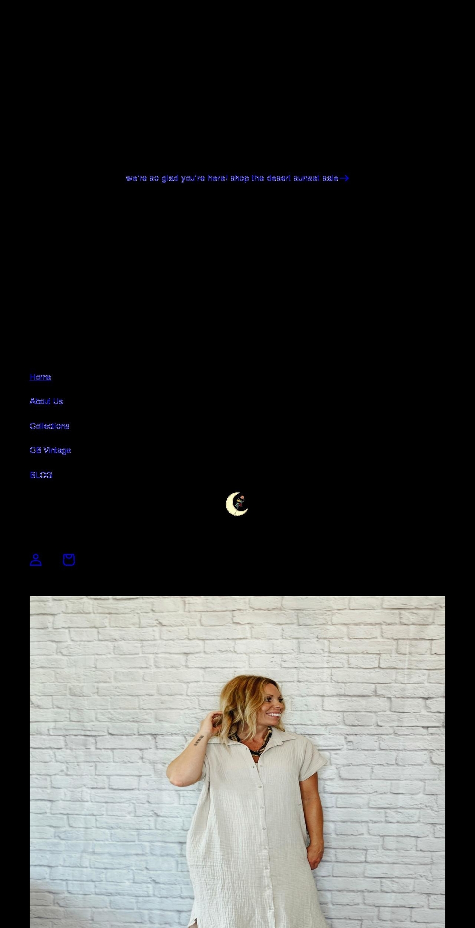 shopcharlsieblue.com shopify website screenshot