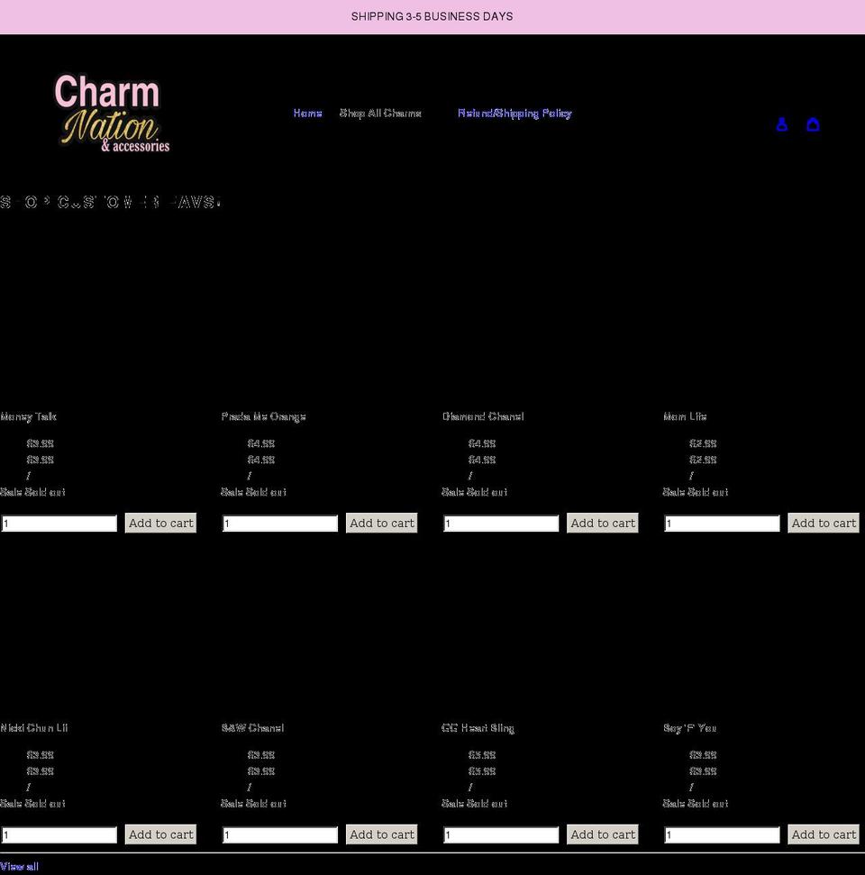shopcharmnation.com — Shopify storefront screenshot