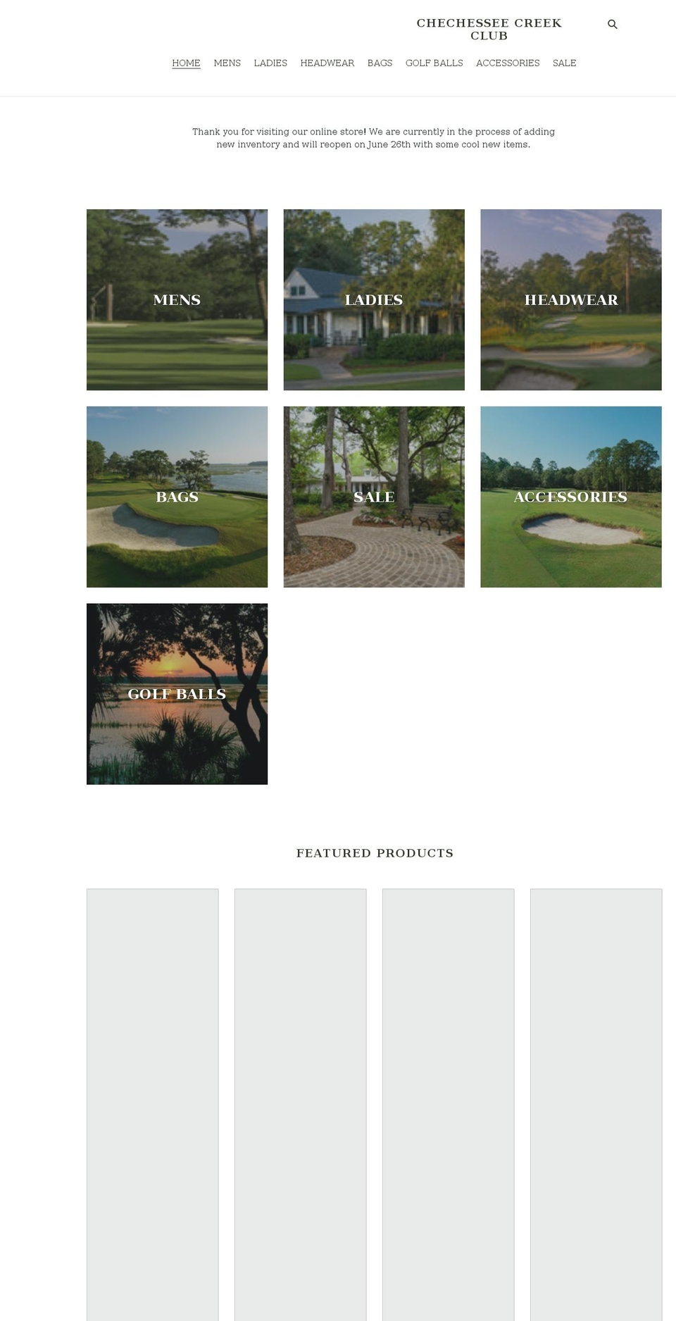 shopchechesseecreekclub.com shopify website screenshot