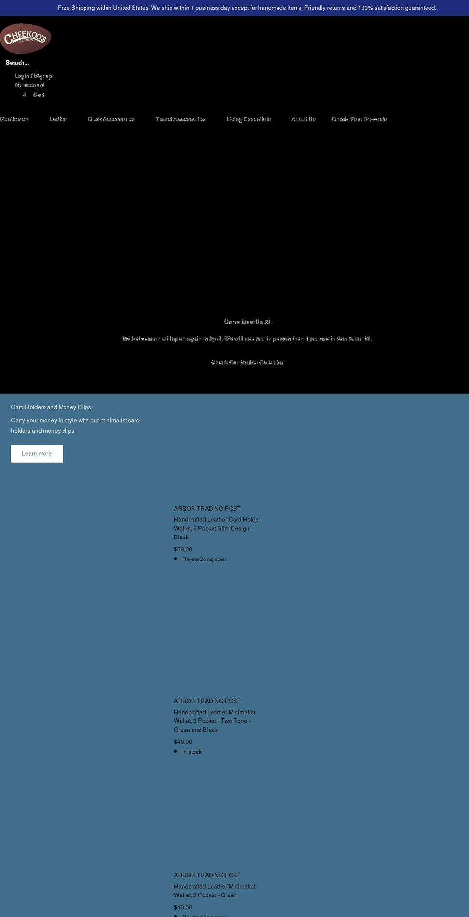 shopcheekoos.com shopify website screenshot