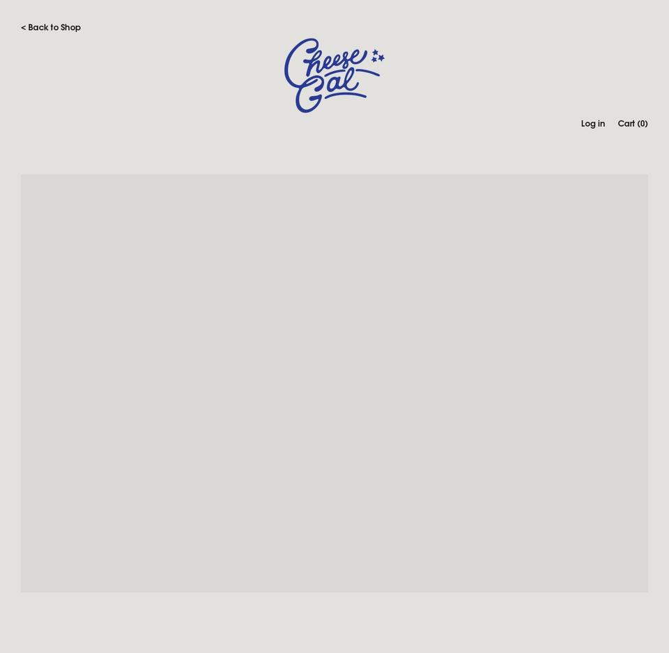 shopcheesegal.com shopify website screenshot