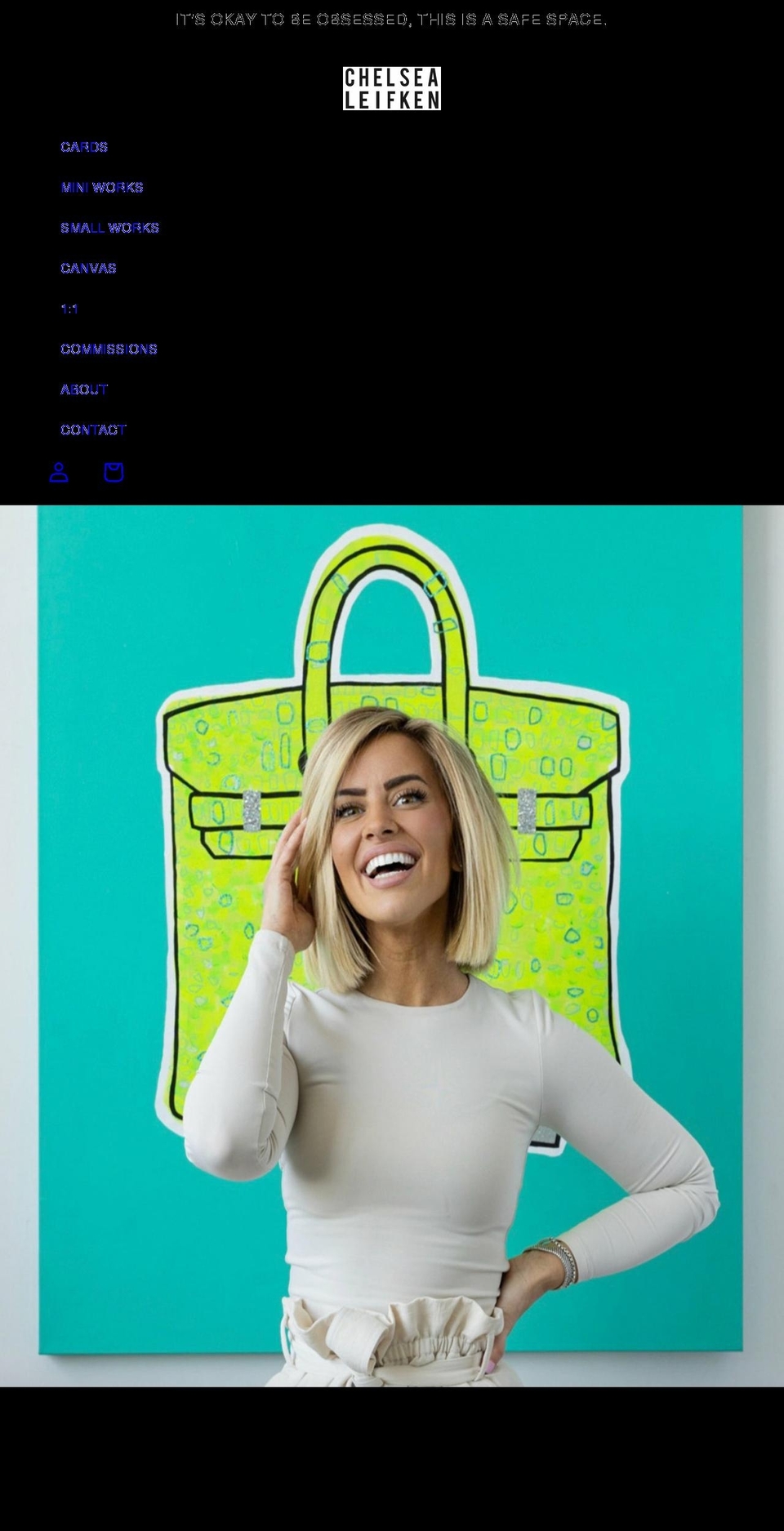 shopchelsealeifken.com shopify website screenshot
