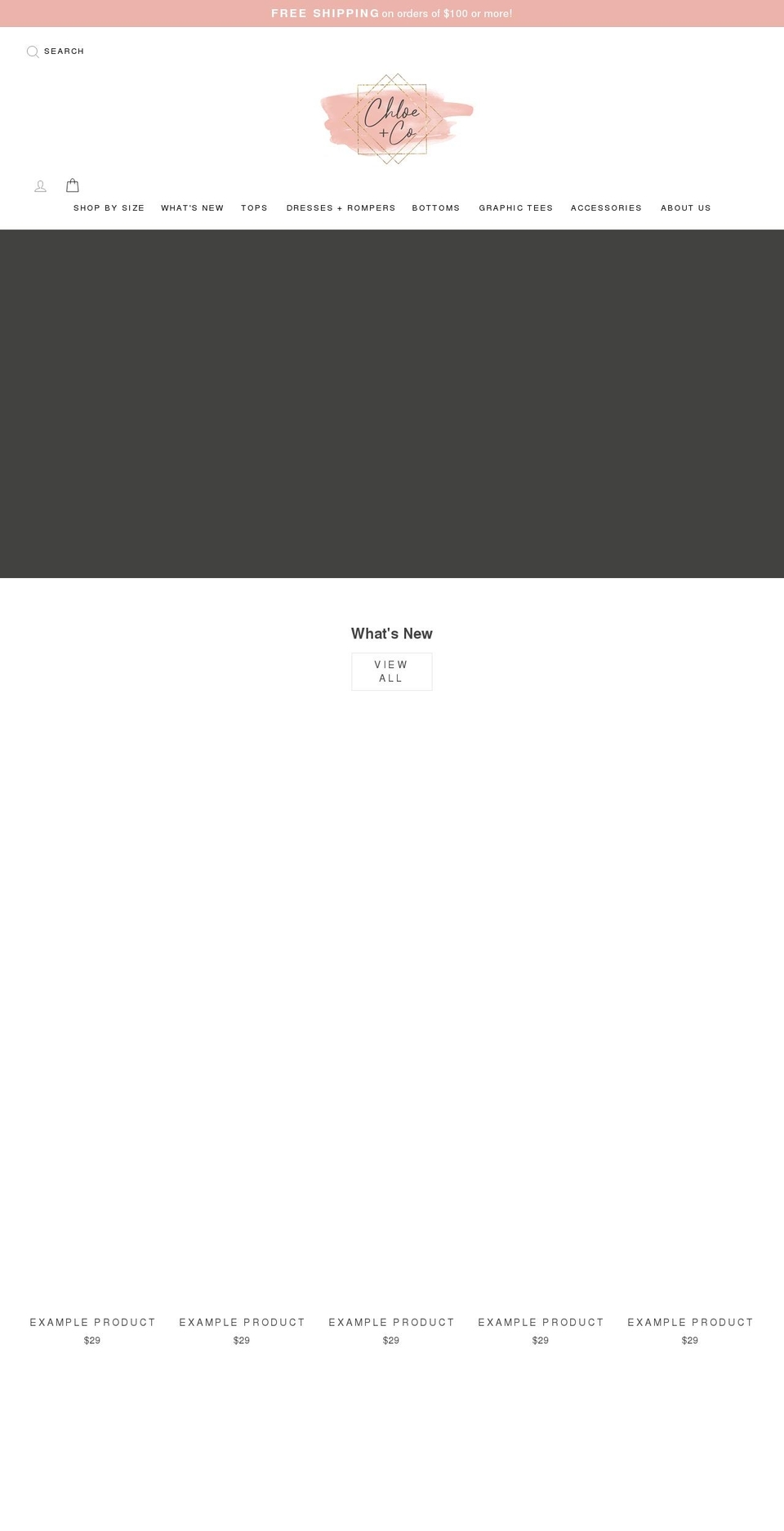 shopchloeandcompany.com shopify website screenshot