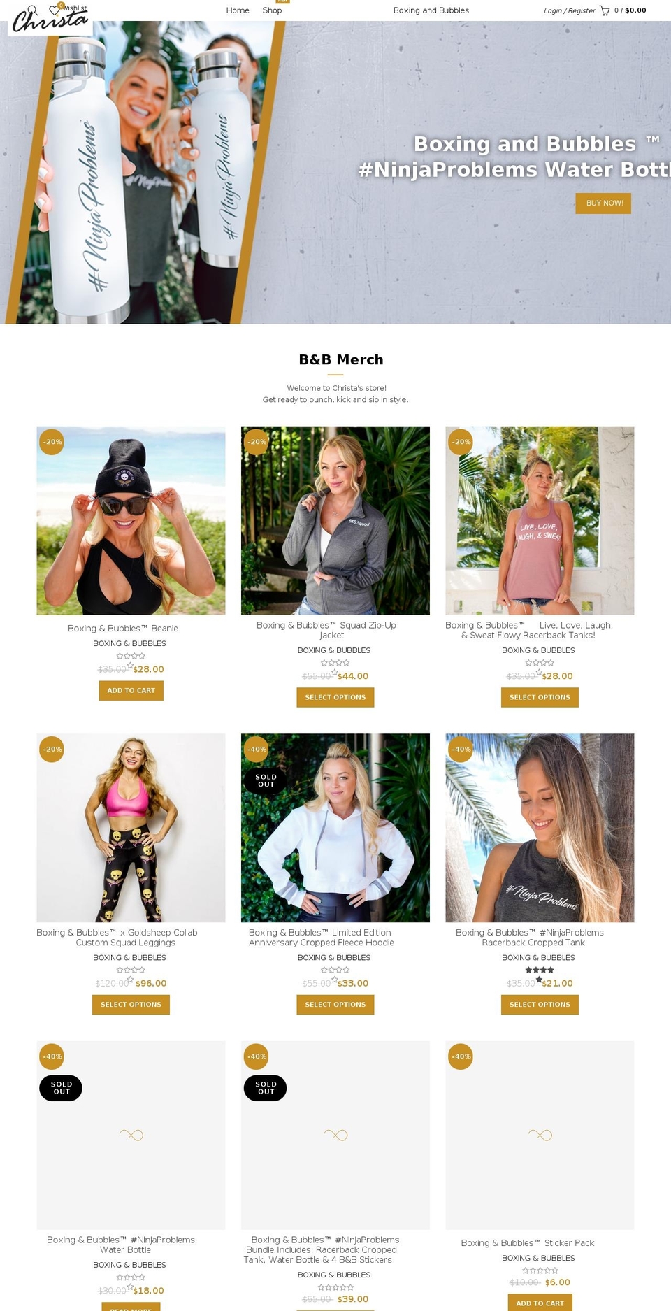 shopchristadipaolo.com shopify website screenshot
